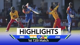 IND vs ZIM Highlights India vs Zimbabwe Match Highlights  Full Match Highlights  Shubman Gill [upl. by Nadnerb]