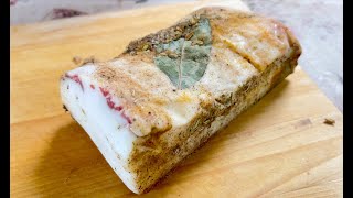 How to make Lardo at Home Lardo italiano [upl. by Avin]