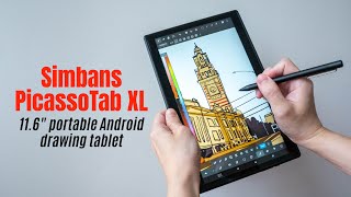 Simbans PicassoTab XL Budget Drawing Tablet with Pen review [upl. by Eeroc]