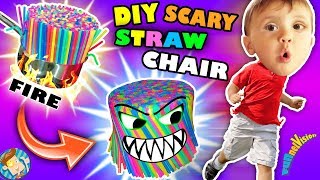 DIY Baby Chair of Straws Vlog [upl. by Rojam]