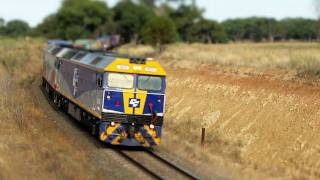 Ultra realistic HO scale model or a diesel freight train in Victoria  PoathTV Australian Railways [upl. by Anauqed]