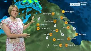 Kerrie Gosney  ITV Calendar Weather 19Jul2024 [upl. by Su]