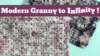 My New Favorite Continuous Granny Square So Easy 😍 Plus Rectangle Option [upl. by Seldun]