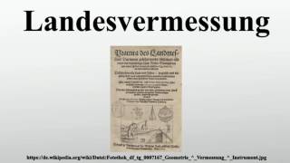 Landesvermessung [upl. by Kinson]