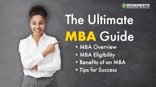 MBA MBA Details Eligibility Benefits Modules Structure amp Job Opportunities  Regenesys [upl. by Justinn]