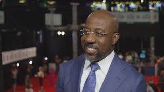 Sen Raphael Warnock discusses presidential debate between Biden Trump [upl. by Wolenik562]