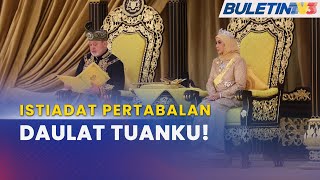 ISTIADAT PERTABALAN  Sultan Ibrahim ditabal Agong Ke17 [upl. by Sofia]