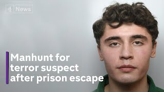 Manhunt underway as terror suspect escapes Wandsworth Prison [upl. by Noreh]