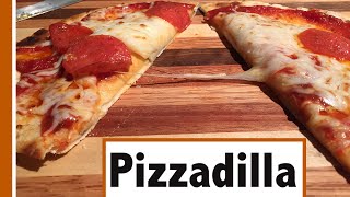 Make a Pizzadilla  Half quesadilla half pizza [upl. by Nerhe]