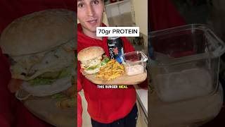 70gr PROTEIN Godzilla Burger weightlossrecipe [upl. by Mccourt992]