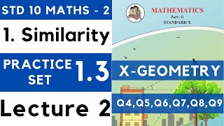 Class 10th Chp 1 Similarity  Basic of Practice set 12  BPT and its Converse  Geometry  1 [upl. by Ecirehs]