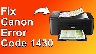 How To Fix The Canon Error Code 1430  Meaning Causes amp Solutions Troubleshoot in Seconds [upl. by Edorej]