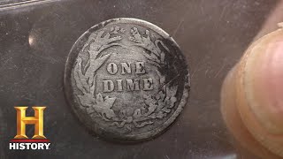 Pawn Stars 1894 S Barber Dime  History [upl. by Aytac]