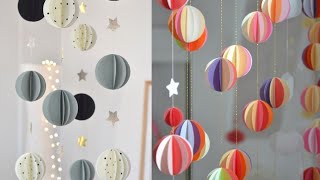 Easy paper birthday Decoration idea  handmade birthday decoration ideas at home Easy Ideas [upl. by Pussej866]