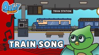 THE TRAIN SONG  Music Video  Olley Dinosaur  Learn Sing Explore  Educational Kids Songs [upl. by Other264]