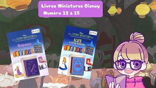 Livres Miniatures Disney Numéro 12 à 15 Hachette Collections [upl. by Edra339]