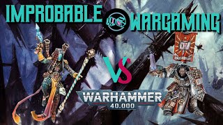 Warhammer 40k 10th Harlequins VS Grey Knights [upl. by Montfort]