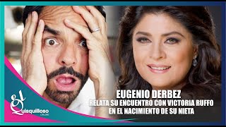 Eugenio Derbez relata el reencuentro con Victoria Ruffo y asegura Hubo preferencias [upl. by Zemaj683]