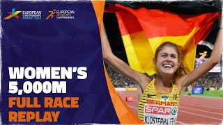 Womens 5000m Final  Munich 2022  Konstanze Klosterhalfen [upl. by Dewie718]