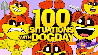 100 SITUATIONS with DOGDAY  Smiling Critters with Poppy Playtime  💛 BEST FUNNY memes Animation [upl. by Rehpotsrihc28]