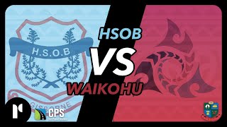 HSOB vs WAIKOHU 🔴  Poverty Bay Rugby 2024 [upl. by Hgielra]