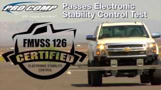 Certified CompliantFMVSS 126Pro Comp Passes Electronic Stablility Control Test [upl. by Anelyak]