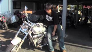 VTwin Magna 250 参考動画 アメリカンバイクの取り回し方 [upl. by Darees]