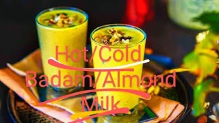 Badam Milk  Almond Milk  How to make Badam Milk [upl. by Sharon]