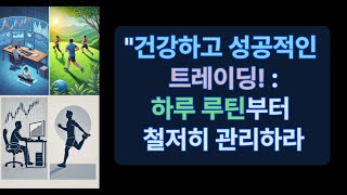 해외선물특강 건강하고 성공적인 트레이딩 하루 루틴부터 철저히 관리하라 [upl. by Kcuhc]