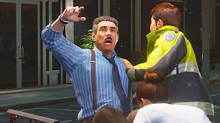 SpiderMan 2  Meeting J Jonah Jameson Funny Scene [upl. by Minnnie773]