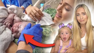 2 Year Old Posie Reacts To Her Birth Video SO CUTE [upl. by Lindsy]