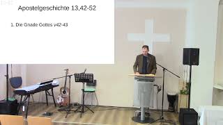 06102024  Stadtmission Ladenburg Gottesdienst  Predigt Apg134252 [upl. by Mazonson]