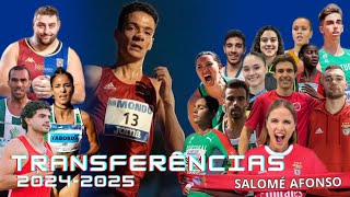 TRANSFERÊNCIAS ATLETISMO PORTUGUÊS 2425  O RESUMO amp TOP10 [upl. by Yecam88]