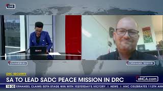 SA to lead SADC peace mission in DRC [upl. by Belldas690]