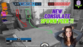 NEW CONSULATE SPAWN PEEK  Window jumpout  Rainbow six siege  Operation Dread factor [upl. by Lek]