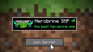 I Visit Herobrine SMP TechnoGamerzOfficial [upl. by Airbas]