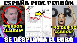 SE DESPLOMA EL EURO ESPAÑA PIDE PERDON ¡NO QUE NO TRONABAN CLAUIDA CONTESTA [upl. by Mosenthal316]