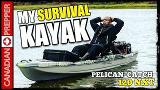 KAYAKs vs CANOES for Bugout Survival Pelican Catch 120 NXT [upl. by Higgs]