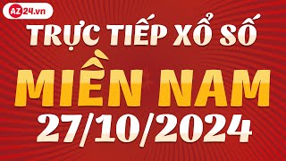 XSMN 27102024  Trực Tiếp Xổ Số Miền Nam Hôm Nay Chủ Nhật  SXMN ngày 27 tháng 10  XS Miền Nam [upl. by Pasia]