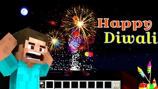 Diwali in Minecraft  Minecraft ke andar Diwali 🎇 make a big rocket launcher in Minecraft [upl. by Hoye282]