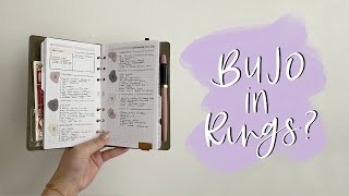 Bullet Journaling in a Ring Planner  How I use my Plotter Bible  Personal as a BuJo [upl. by Meek878]