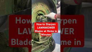 How to Sharpen LAWNMOWER Blades at Home in Minutes lawn short viral [upl. by Inessa938]