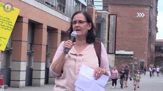 Angelika Müller  Demo für med Selbstbestimmung Nürnberg 1662018 [upl. by Bergquist]