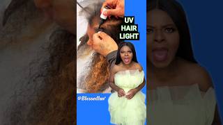 UV Lights For BLACK Women 👏🏽💁🏽‍♀️ uvlighthair uvhairlight vlighthair [upl. by Conrad]