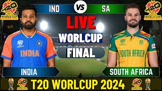 India vs South Africa live T20 World Cup Final  IND vs SA Live Match Today [upl. by Tate]