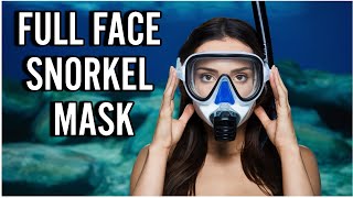 🌊🤿 Full Face Snorkel Mask Review and Demo  Worth the Hype [upl. by Grossman788]