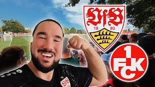 TESTSPIEL GEGEN UNSERE FREUNDE BESTANDEN 🫶🔥 VfB Stuttgart vs 1 FC Kaiserslautern  Stadionvlog 🏟⚽️ [upl. by Belita154]