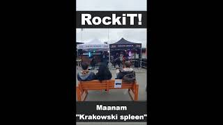 RockitT quotKrakowski Spleenquot Live cover Maanam [upl. by Nanyk]