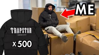 I BOUGHT 500 TRAPSTAR JACKETS [upl. by Anaeg]