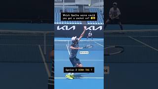 Could you return either of these Reilly Opelka serves 🤯🎾 Tennis [upl. by Annabelle478]